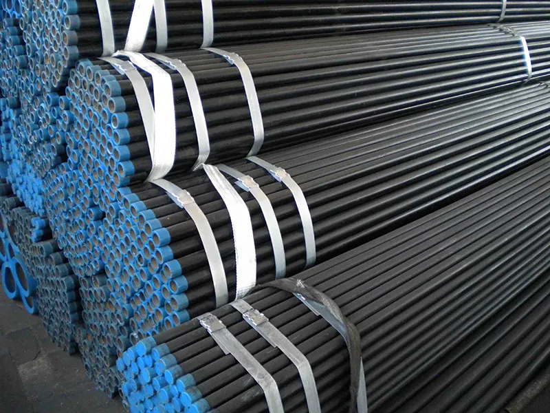 astm a106 painted carbon steel pipe for fluid transport