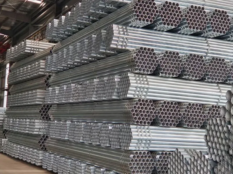 pre galvanized steel pipe (erw) high precision construction & greenhouse tube