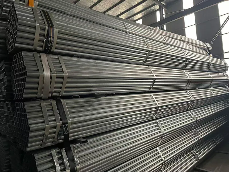 pre galvanized steel pipe (erw) high precision construction & greenhouse tube