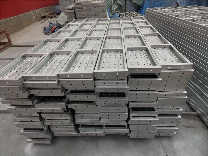 240mm galvanized steel scaffolding plank (plain ends)
