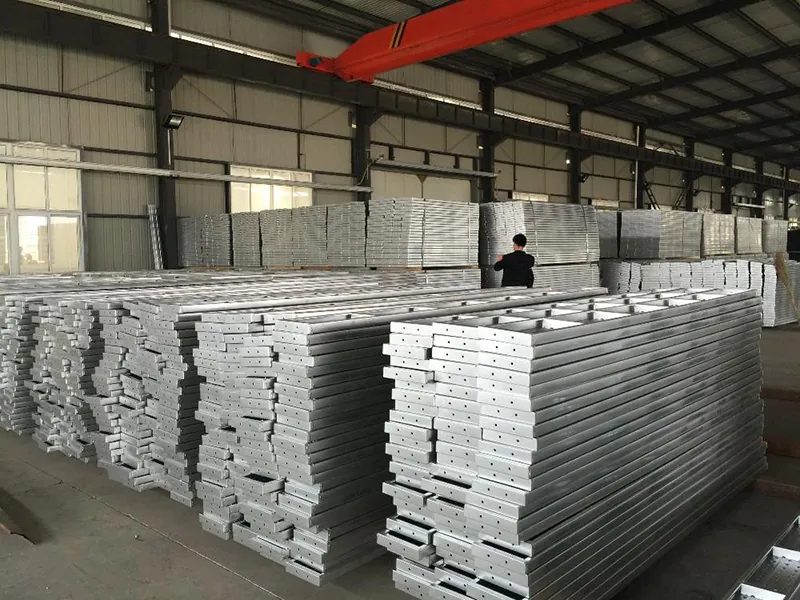 240mm galvanized steel scaffolding plank (plain ends)