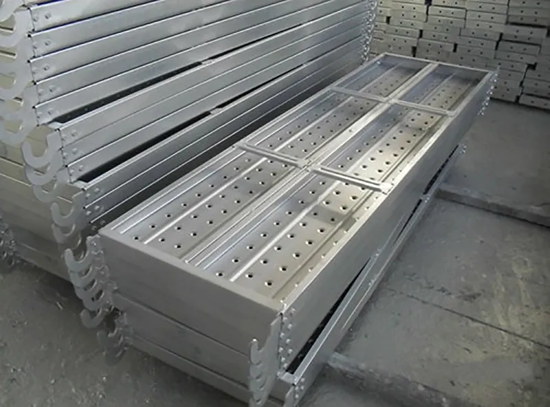 240mm galvanized steel scaffolding plank with hooks