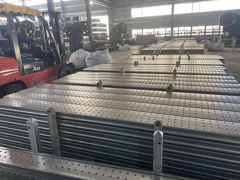 240mm galvanized steel scaffolding plank with hooks