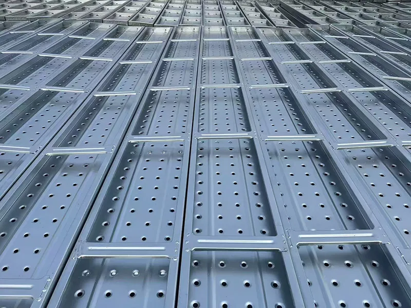 240mm galvanized steel scaffolding plank with hooks