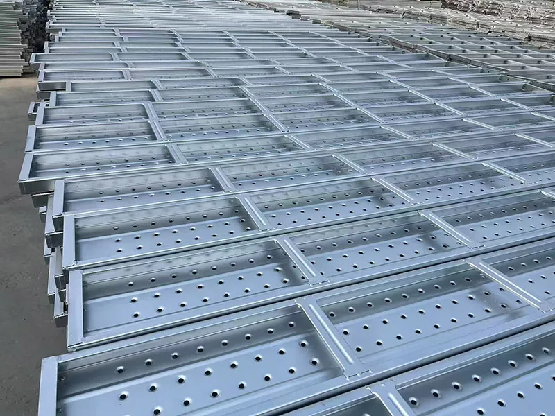 420mm galvanized steel scaffolding catwalk with hooks for frame system