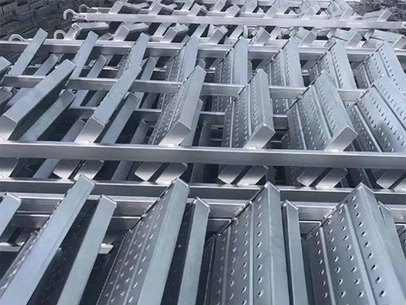 durable aluminum frame ladder for commercial use